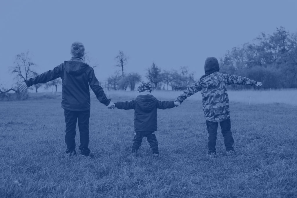 kids playing outside